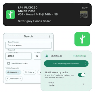 Mobile app with hotlist alerts