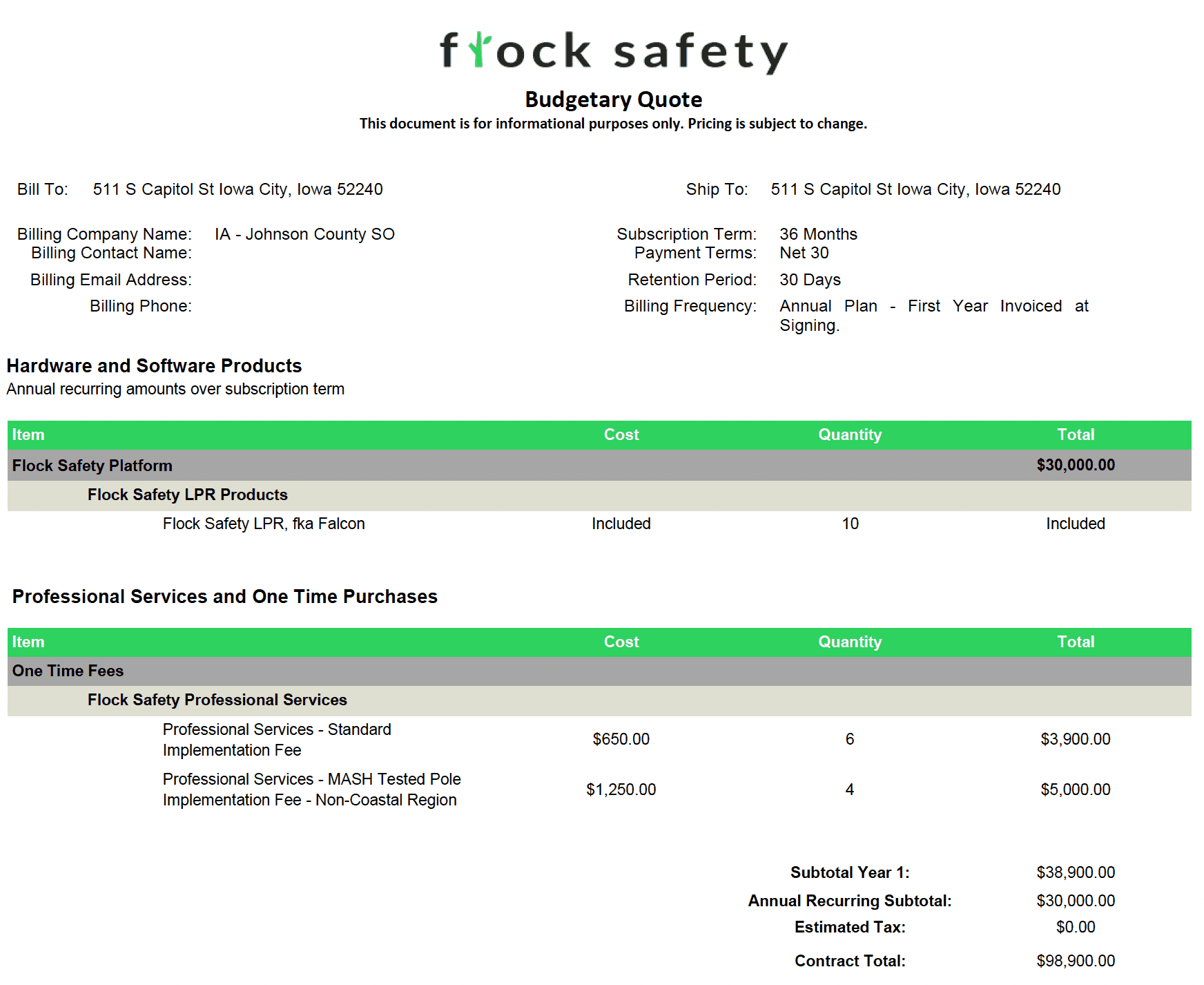 The August 22 Flock Quote