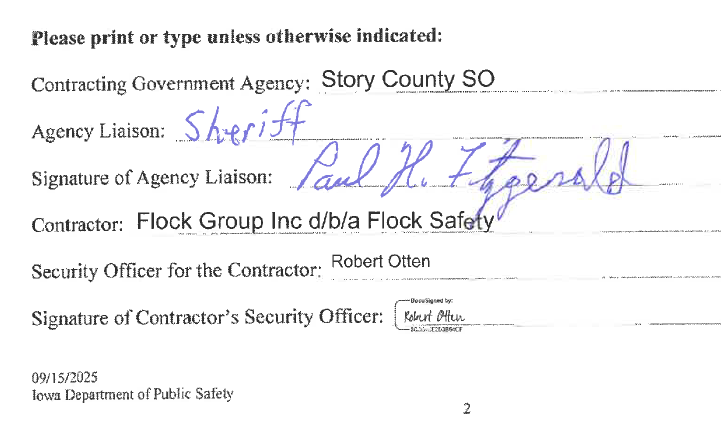 CJIS Security Addendum