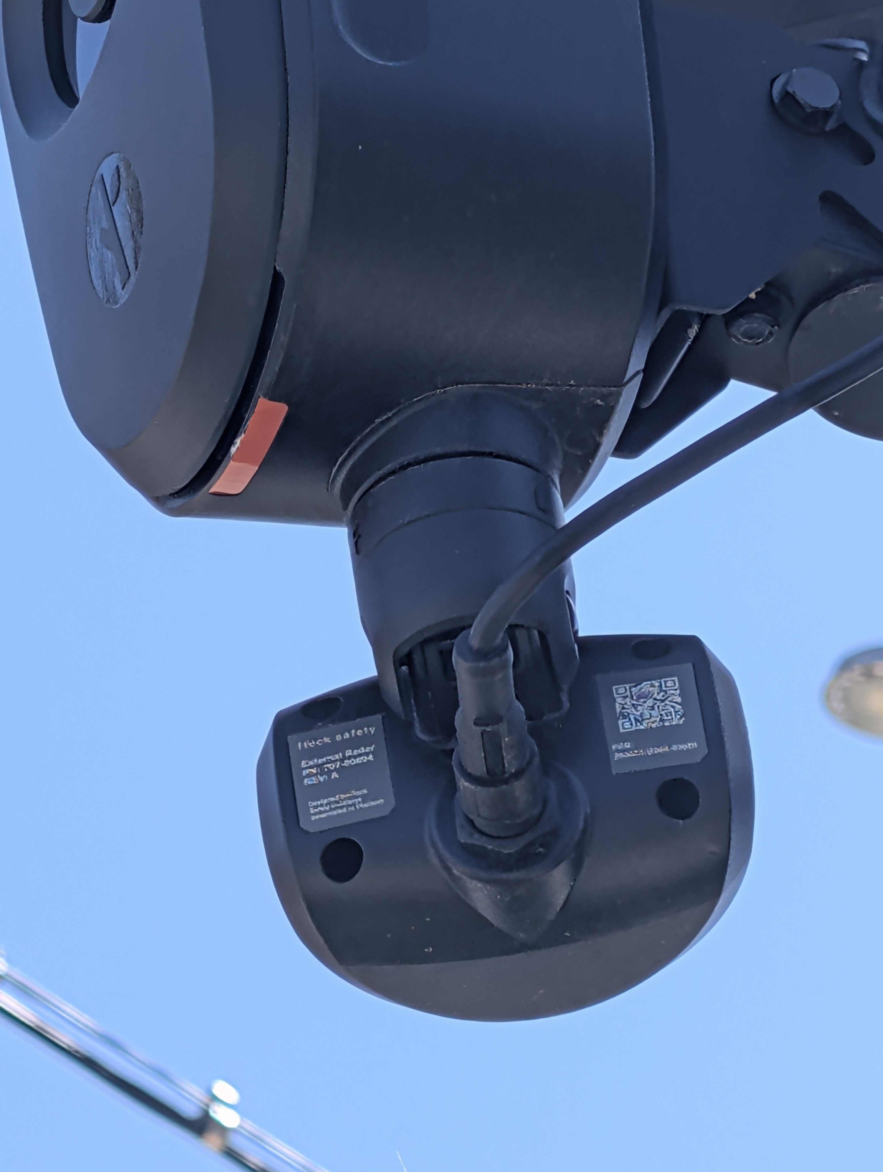 External radar module and camera