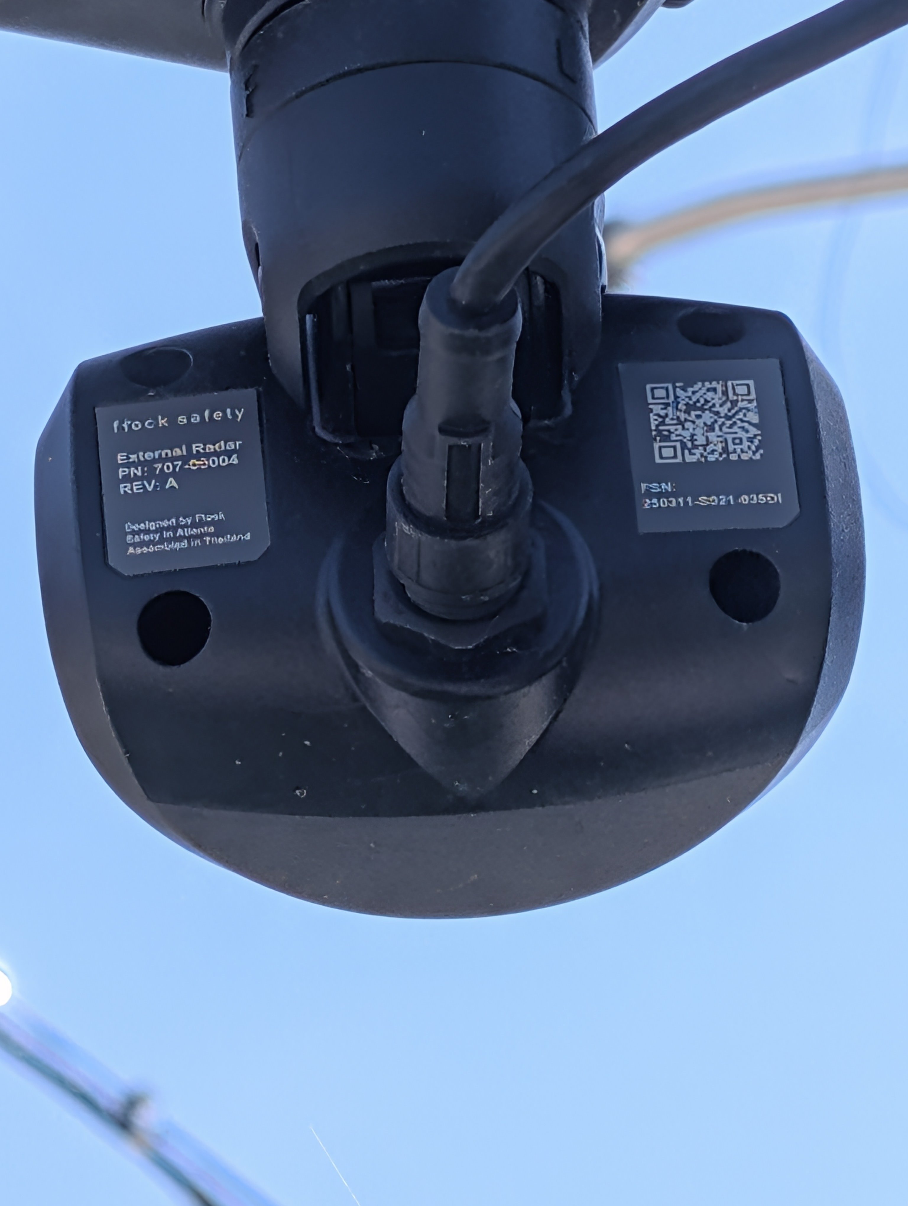 External radar module closeup